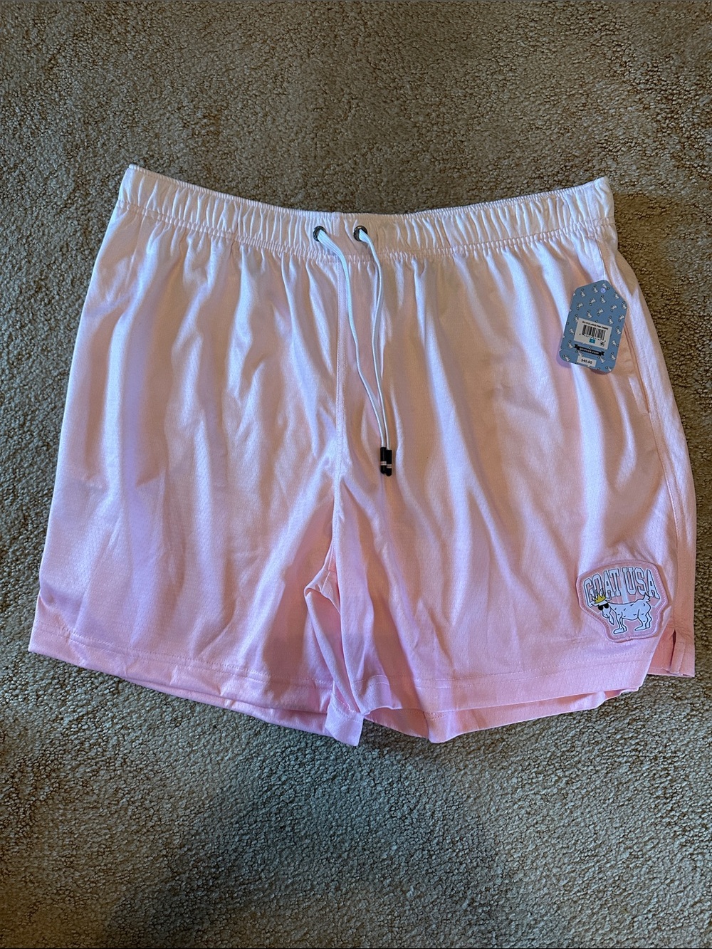 GOAT USA Large Pink Ombré Men’s Shorts